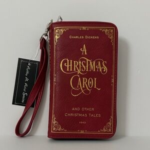 Christmas Carol Holiday Wristlet - Wallet